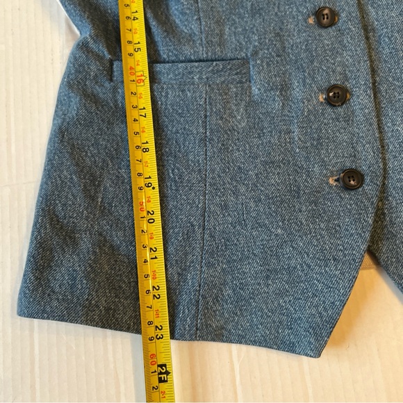 Citizens of Humanity Jasmin Long Vest Normandie Blue MSRP $298 NWT - Picture 8 of 14